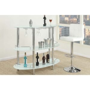 Bar Stand with a Splashy Bar Set