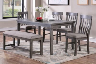 6 Pcs Spacious Dining Set