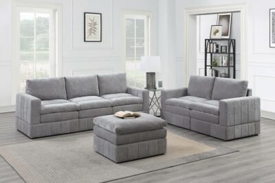 6 Pcs Modular Granite Sectional
