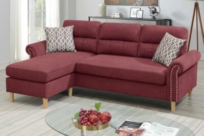 Paprika Red Sectional Sofa