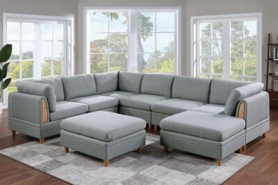 8 Pcs Wooden Deco Sectional Set