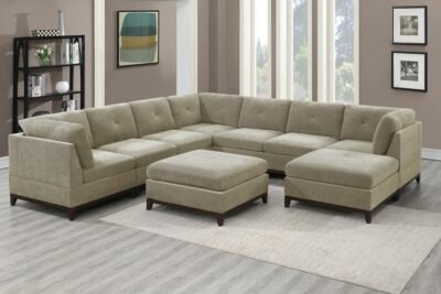 9 Pcs Wood base Sectional Set