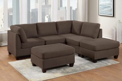 6pcs modular sectional sofa set