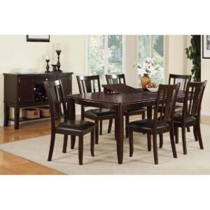 Dark Rosy Brown Table Set