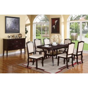 Espresso Dining Table Set