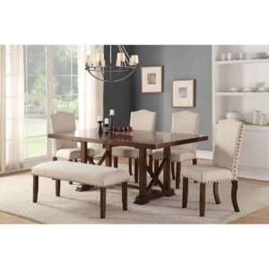 Cherry Finish Dining Bench