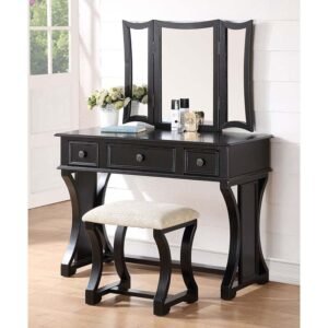 Beautiful Vanity Set W/ Stool