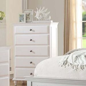 White Birch Veneer Chest 