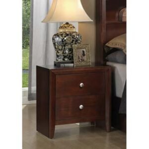 Brown Wood Nightstand