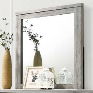 Grey Plywood Mirror