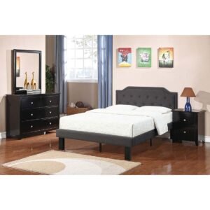 Charcoal Polyfiber Bed Set