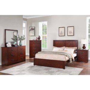  Rich Brown Finish Bed 