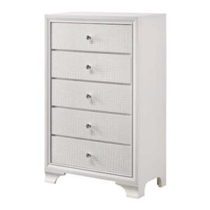 Glam Five Drawer Chest