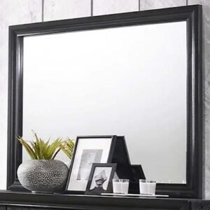 Black and Silver Contemporary Dresser Top