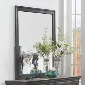 Grey Wood Luxury Mirror