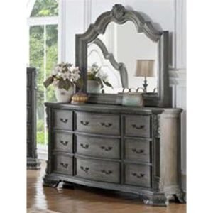 Antique Grey Dresser 