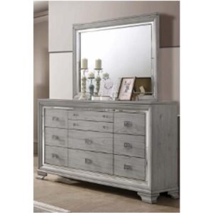 Mirror Accents Dresser