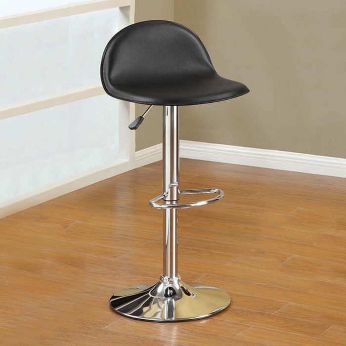 Black Saddle Design Bar Stool
