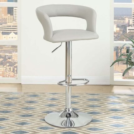 Grey Unique Bar Stool