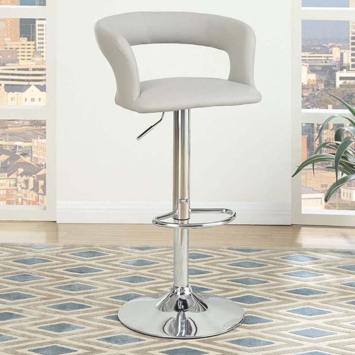 Grey Unique Bar Stool