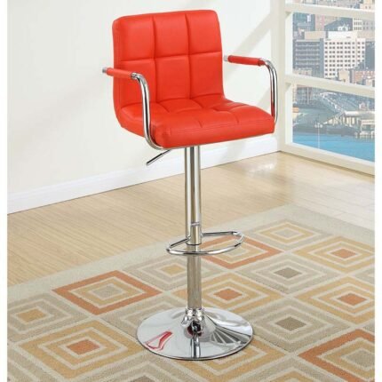 Red Bar Stool