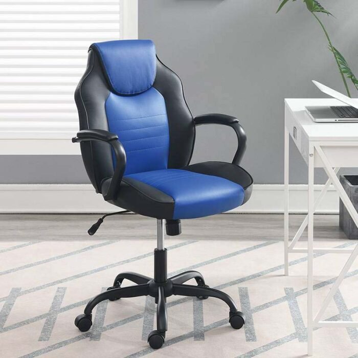 Two-Tone Office Chair with Adjustable Feature