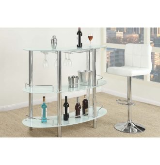 Bar Stand with a Splashy Bar Set