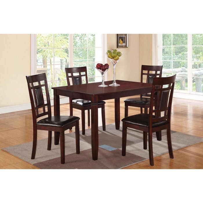 5 Pcs Square Shaped Dining Table Set