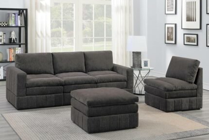 5 Pcs Mink Sectional