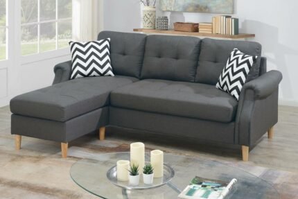 Blue Grey Sectional Sofa