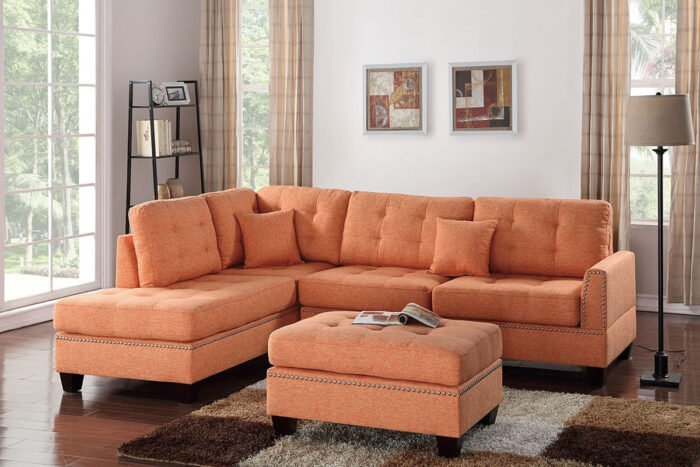 3 Pcs Citrus Sectional Sofa