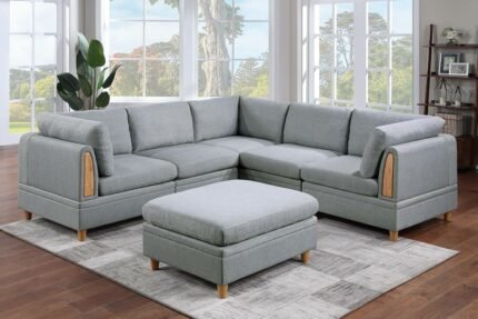 6 Pcs Wooden Deco Sectional Set