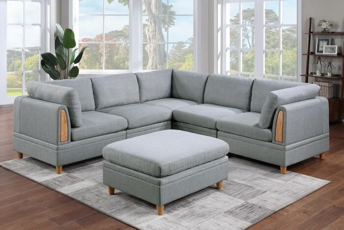 6 Pcs Wooden Deco Sectional Set