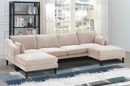 6 Pcs Blush sectional
