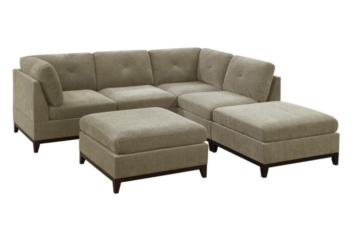6 Pcs Wood base Sectional Set