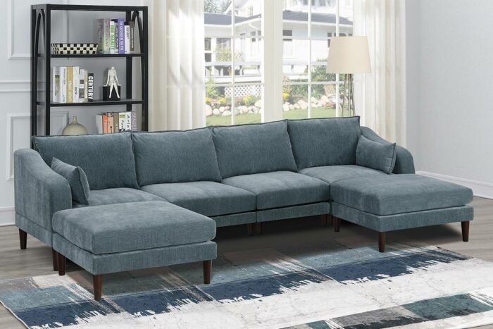 6 Pcs Modular Mineral Sectional