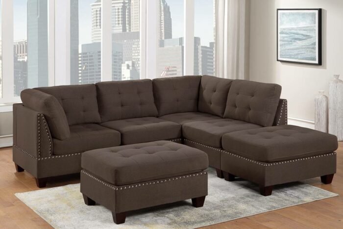 6pcs elegance modular sectional