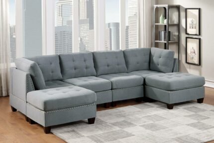 6 pcs elegance modular sectional