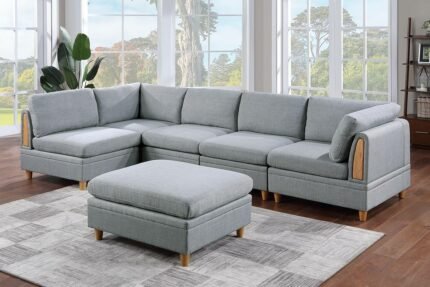 6 Pcs Wooden Deco Sectional Set