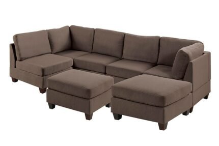 7-pcs modular sectional