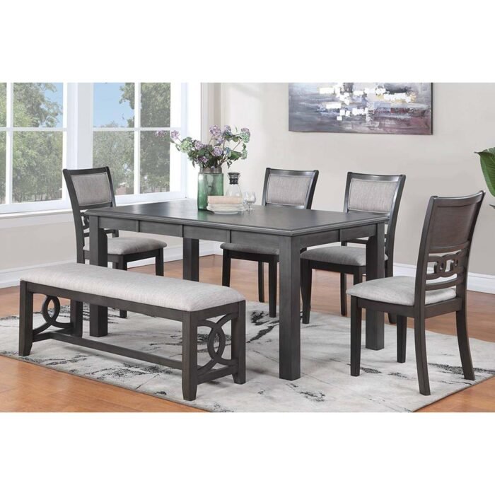 Grey Dining Bench