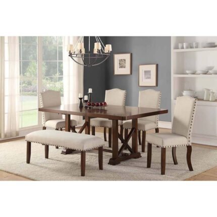 Cherry Finish Dining Bench