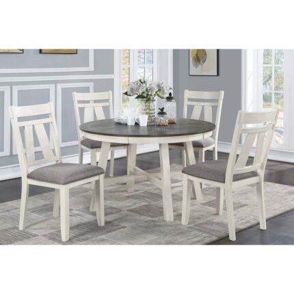 Round Table With Grey Top