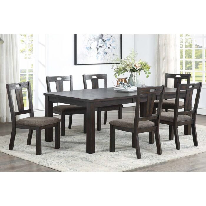Dark Grey Dining Table