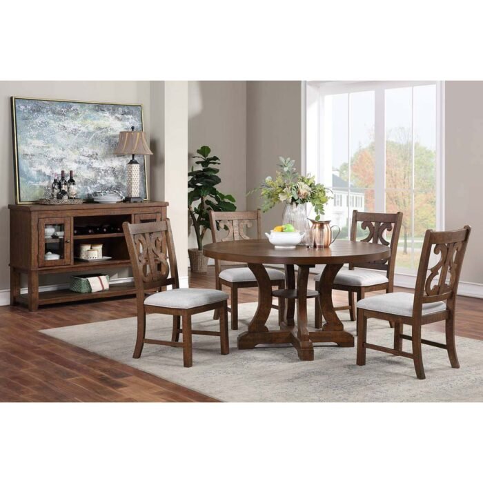 Modern Round Dining Table Set