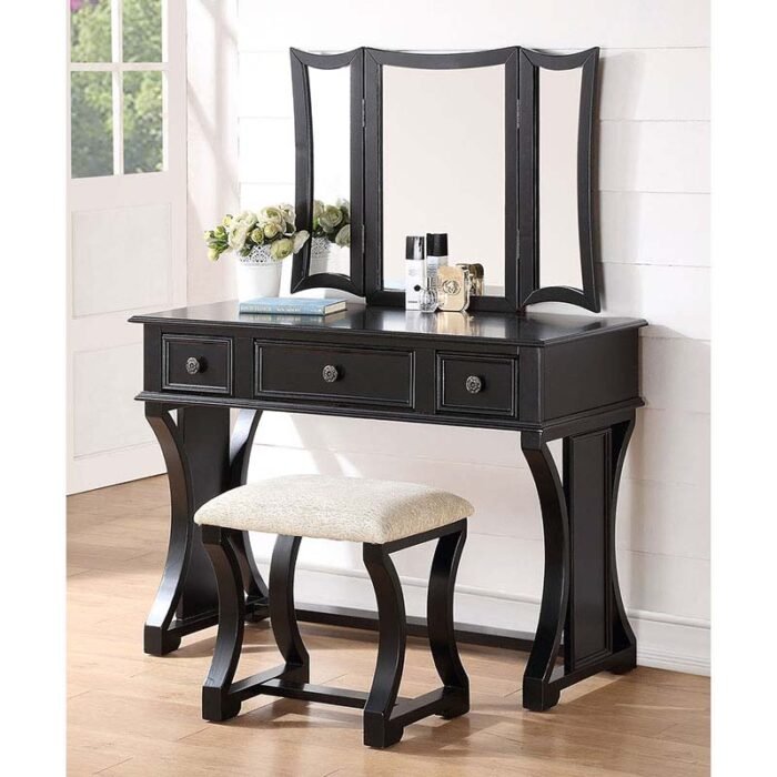 Beautiful Vanity Set W/ Stool