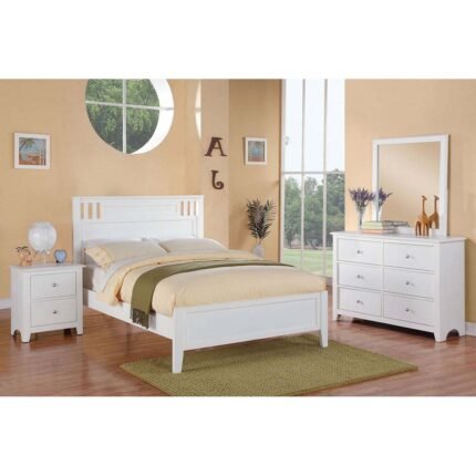 White Youth Full Bed