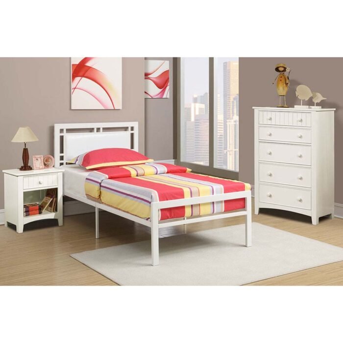 White Youth Full Bed