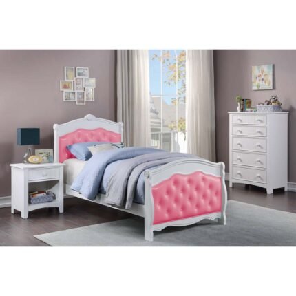 Pink Glamour Youth Full Bed
