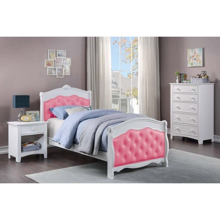 Pink Glamour Youth Full Bed Set